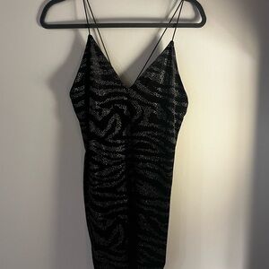 ZEBRA SPARKLE party dress!